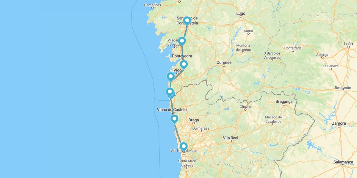 Camino de Santiago by bike: from Porto to Santiago de Compostela